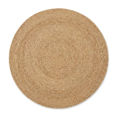 Tapis rond rotin nattes épaisses