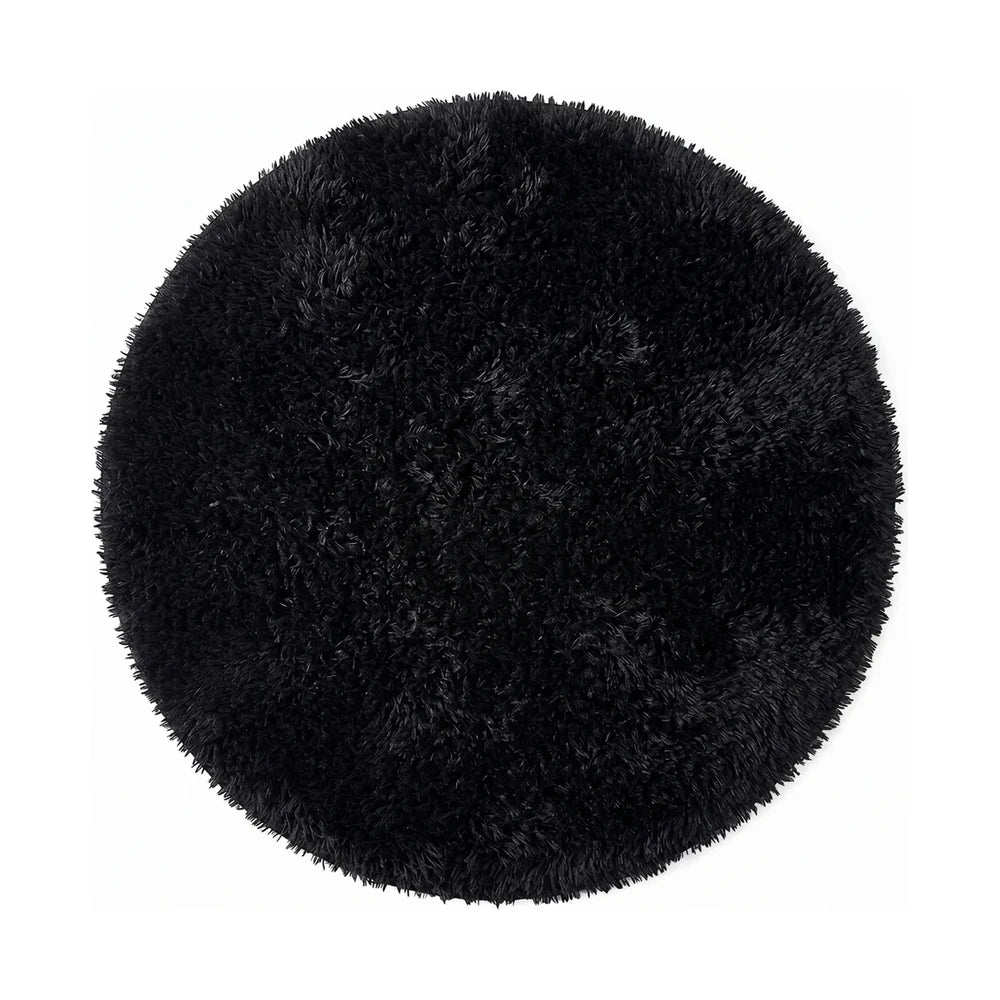 Tapis rond salle de bain noir | Rondea