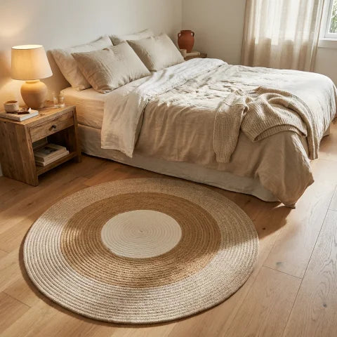 Tapis rond chambre