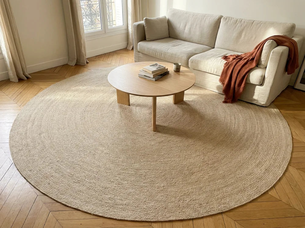 Quelle taille pour un tapis rond de salon ?