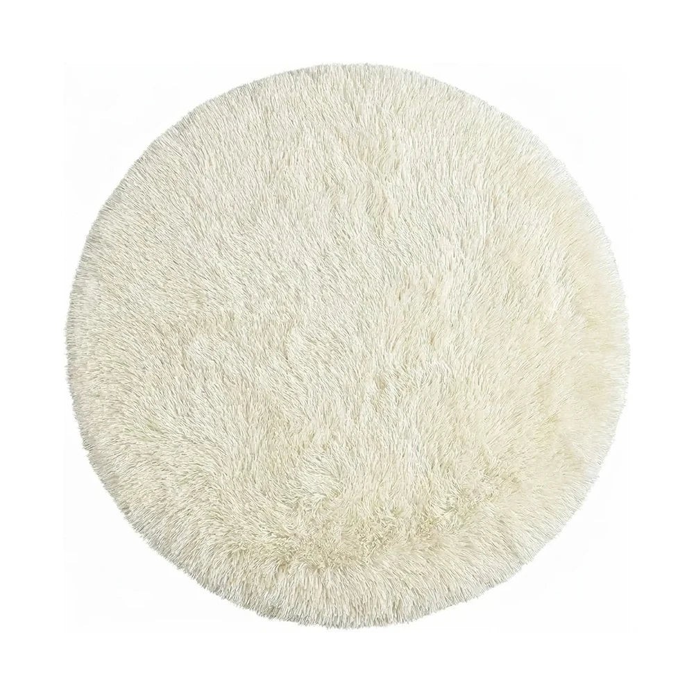 Tapis rond salle de bain blanc | Rondea